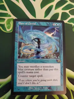 Magic The Gathering Flare Of Denial Retro Frame Modern Horizons 3 Rare NM 2024 - Image 1