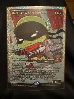 Dark Leo & Shredder Magic (Fracture Foil) Teenage Mutant Ninja Turtles MTG - Image 1