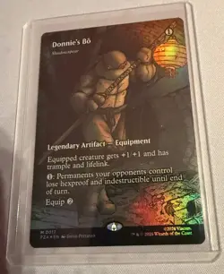 Magic the Gathering - Donnie's Bo FOIL - #0017 - MYTHIC - TMNT - NM/M - Image 1