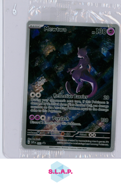 MEWTWO POKEMON SVP052 G SCARLET&VIOLET BLCK STR PROMO ILLUSTRATION RARE EN 2023 - Image 1