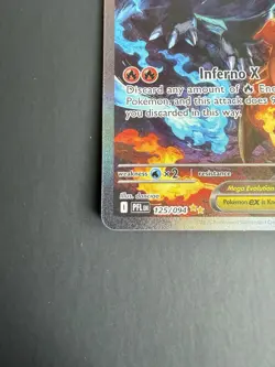 Mega Charizard x EX SIR 125/094 ME02 Possible Mint Condition Pokemon TCG 2025 - Image 2
