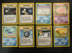 Neo Destiny Pokemon Card Lot LP Common and Uncommon 8 Cards LP - Image 1