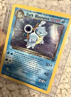 Team Rocket—Dark Blastoise Holo 3/82—Wizards of the Coast—Pokemon TCG SWIRL 🌀 - Image 1