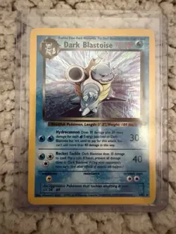 Team Rocket—Dark Blastoise Holo 3/82—Wizards of the Coast—Pokemon TCG SWIRL 🌀 - Image 3