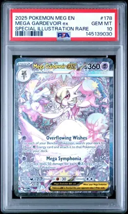 PSA 10 MEGA GARDEVOIR EX 178/132 SIR MEGA EVOLUTION BASE POKEMON 😍 - Image 1