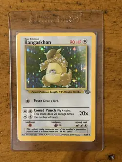 1999 Pokemon Jungle Kangaskhan 5/64 Holo TCG VINTAGE RARE WOTC FREE SHIPPING - Image 1