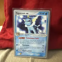 2006 Pokemon Card World Championships Vaporeon ex 110/113 (Jimmy Ballard) LP - Image 1