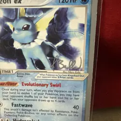 2006 Pokemon Card World Championships Vaporeon ex 110/113 (Jimmy Ballard) LP - Image 2