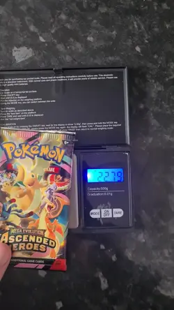 Pokemon TCG Ascended Heroes Heavy 22.79g Sealed Booster Pack - Image 2