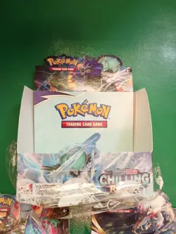 Pokemon EMPTY Booster Box Lot of 3: Evolving Skies Chilling Reign, Lost Origin - Image 4