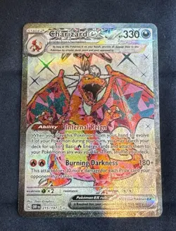 Pokemon Charizard EX 215/197 | Ultra Rare Full Art | Obsidian Flames 215/197 - Image 1