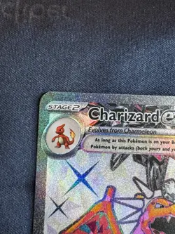 Pokemon Charizard EX 215/197 | Ultra Rare Full Art | Obsidian Flames 215/197 - Image 2
