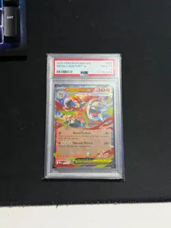 Pokemon Mega Camerupt ex 022/132 Me01: Mega Evolution PSA 10 Double Rare Holo - Image 1