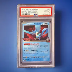 Pokemon Team Rocket’s Articuno Destined Rivals Stamped Best Buy Promo PSA GEM 10 - Image 1