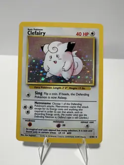 Pokemon TCG Base Set 5/102 Clefairy Holo WOTC - Image 1