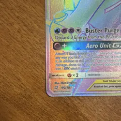 Pokemon Latias & Latios GX TAG TEAM Full Art Secret Rare Holo 190/181 Team Up - Image 3