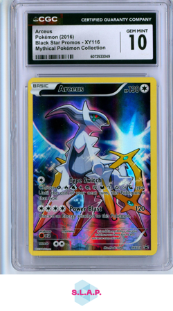 ARCEUS BLCK STR PRMS - XY MYTHICAL POKEMON COLL (HOLO) XY116 POKEMON CGC 10 - Image 1