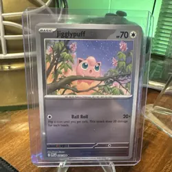 Pokemon Jigglypuff Basic 70 HP Ball Roll Me02 Phantasmal Flames 076/094 Reverse… - Image 1