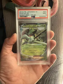 Pokemon PSA 9 Sceptile Ex #007 XY Bandit Ring 1st Edition 2015 Japanese - Image 1