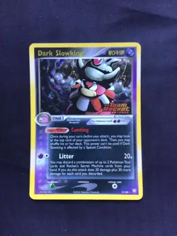 Pokemon Cards: EX Team Rocket Returns Reverse Holo: Dark Slowking 9/109 - Image 1