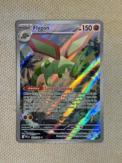 2025 Pokemon Phantasmal Flames FLYGON 101/094 Illustration Rare - Image 1