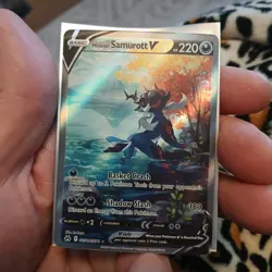 Hisuian Samurott V GG51/GG70 Crown Zenith: Galarian Gallery Holo Pokemon Mint - Image 1