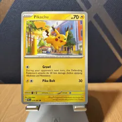 Pokemon TCG Pikachu Scarlet & Violet: Paldean Fates 018/091 Reverse Holo Common - Image 1