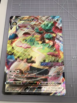 Pokemon SWSH01: Sword & Shield Base Set Snorlax VMAX 142/202 - Image 4