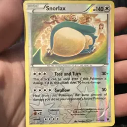 Pokemon Snorlax 77/124 Fates Collide Reverse Holo Rare Basic 140 HP - Image 1