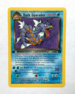 Pokemon TCG: Team rocket 1st edition Dark Gyarados 25/82 Non-holo - Image 1