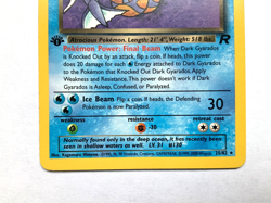 Pokemon TCG: Team rocket 1st edition Dark Gyarados 25/82 Non-holo - Image 3