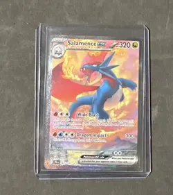 Pokemon Salamence ex 187/159 SV09 Journey Together Holo EX Special Illustrati - Image 1