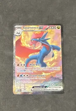Pokemon Salamence ex 187/159 SV09 Journey Together Holo EX Special Illustrati - Image 2