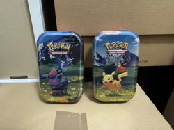 New & Sealed Pokemon TCG: Mega Evolution Ascended Heroes Mini Tin x 2 - Image 1