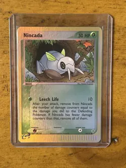 2003 Pokemon Nincada EX Dragon 68/97 Reverse Holo Vintage TCG E-reader WOTC - Image 1
