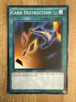 Card Destruction - YGLD-ENB27 - Unlimited - NM - TCG - Yugioh TCG - Image 1