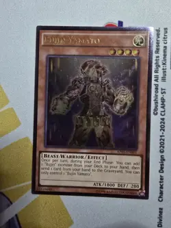 YU-GI-OH! TCG BUJIN YAMATO AP05-EN001 UNLIMITED LP ULTIMATE RARE - Image 1
