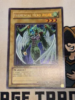 Elemental Hero Avian EHC1-EN001 Secret Rare Yu-Gi-Oh! MP - LP - Image 2