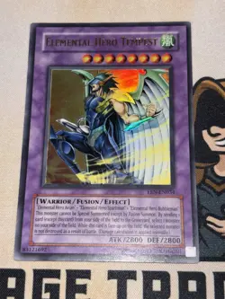 Elemental Hero Tempest EEN-EN034 Ultra Rare Unlimited YuGiOh NM - Image 2