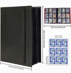 360 CARDS Trading Card Binder Premium 9 Pocket Trading Card Album Folder UK - Image 1