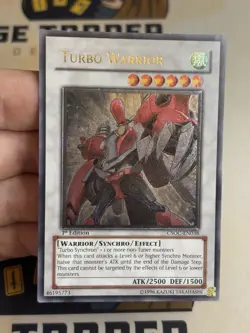 Turbo Warrior CSOC-EN038 Ultimate Rare 1st Edition Yu-Gi-Oh! LP EURO - Image 2