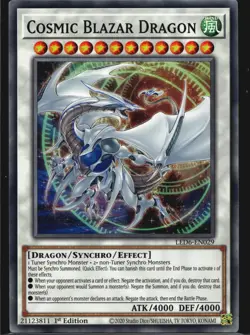 Yu-Gi-Oh! Cosmic Blazar Dragon Common LED6-EN029 - Image 1