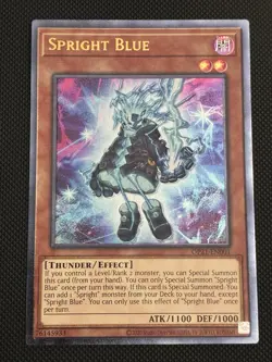 Yugioh | Spright Blue (UTR) OP21-EN001 Ultimate Rare OTS Tournament Pack 21 NM - Image 2