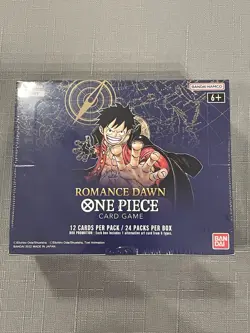 One Piece Op01 Romance Dawn booster box white bottom - Image 1