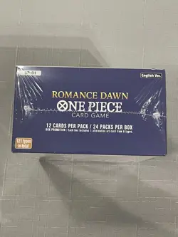 One Piece Op01 Romance Dawn booster box white bottom - Image 4
