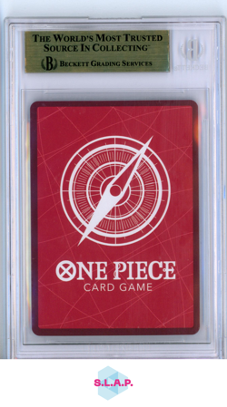 MONKEY D. LUFFY ONE PIECE 05-060 2022-24 PSA MAGAZINE COLLEC CLUB FOIL EN BGS 10 - Image 2