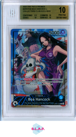 BOA HANCOCK ONE PIECE 07-038 2022-24 PSA MAGAZINE COLLECTORS CLUB FOIL EN BGS 10 - Image 1
