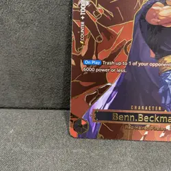 One Piece TCG Karte Benn.Beckman OP09-009 SP English Special Sp - Image 4