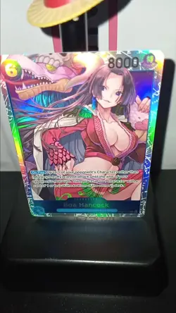 Boa Hancock OP07-051 - One Piece TCG English - SR Super Rare Foil NM Mint - Image 2