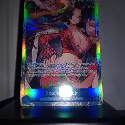 Boa Hancock OP07-051 - One Piece TCG English - SR Super Rare Foil NM Mint - Image 3